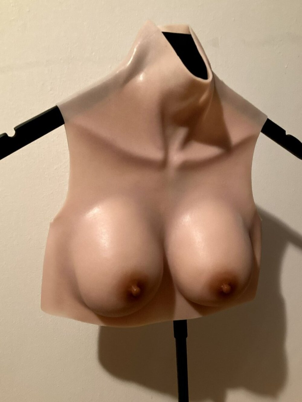 Costume Silicone Breast Form Breast Plate Size C/D